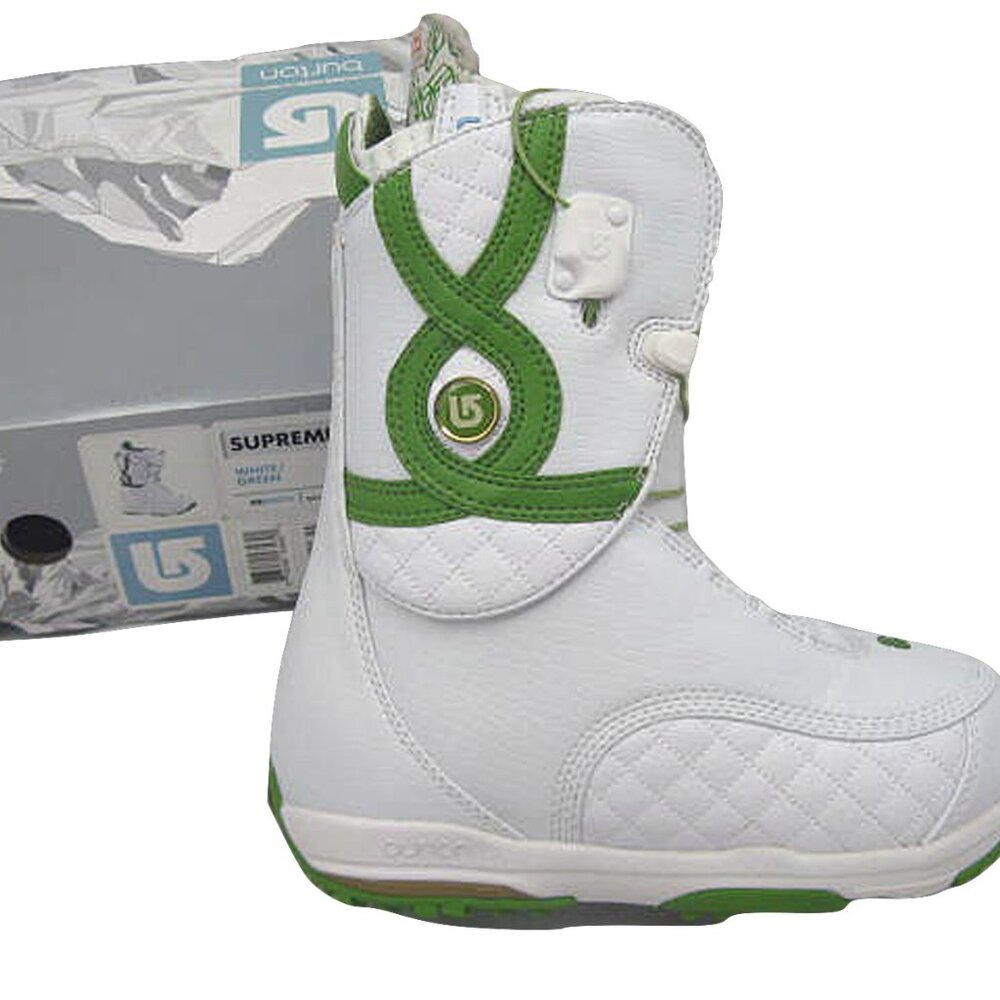 NEW Burton Supreme Womens Snowboard Boots! White Size 4 or 6 Burtons Best - Picture 2 of 2